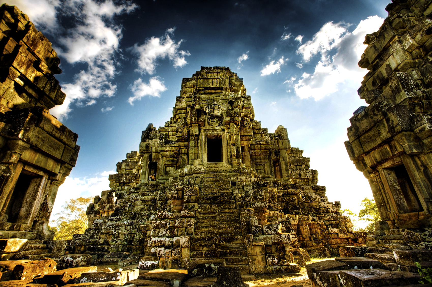 Cambodian temple ruins